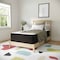 Flash Furniture Dream 12 in Hybrid Mattress, Twin Size High Density Foam and Pocket Spring Mattress in a Box, White/Black DR-E230P-R-T-12-GY-GG - alternate 1